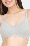 Rosaline Cyber Grove Everyday Double Layered Non Wired 3/4th Coverage T-Shirt Bra (Pack of 2) - Multicolor — thumbnail 5